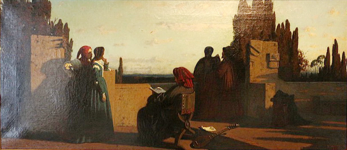 Scena medioevale - Galleria d'Arte Moderna, Milano